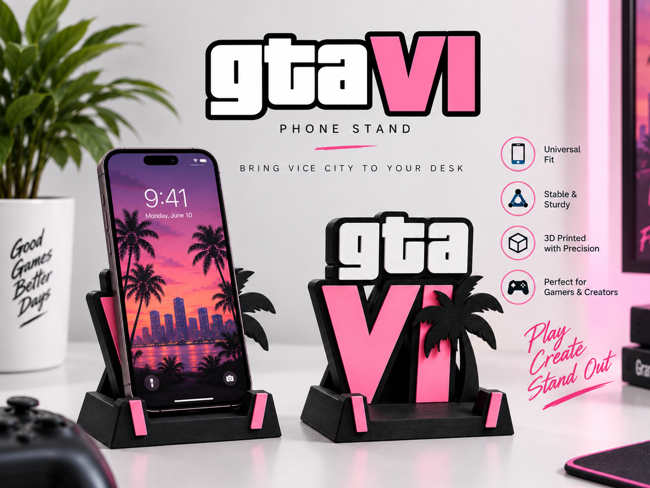 GTA 6 Phone Stand - 1