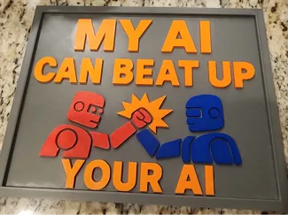 AI Battle Plaque
