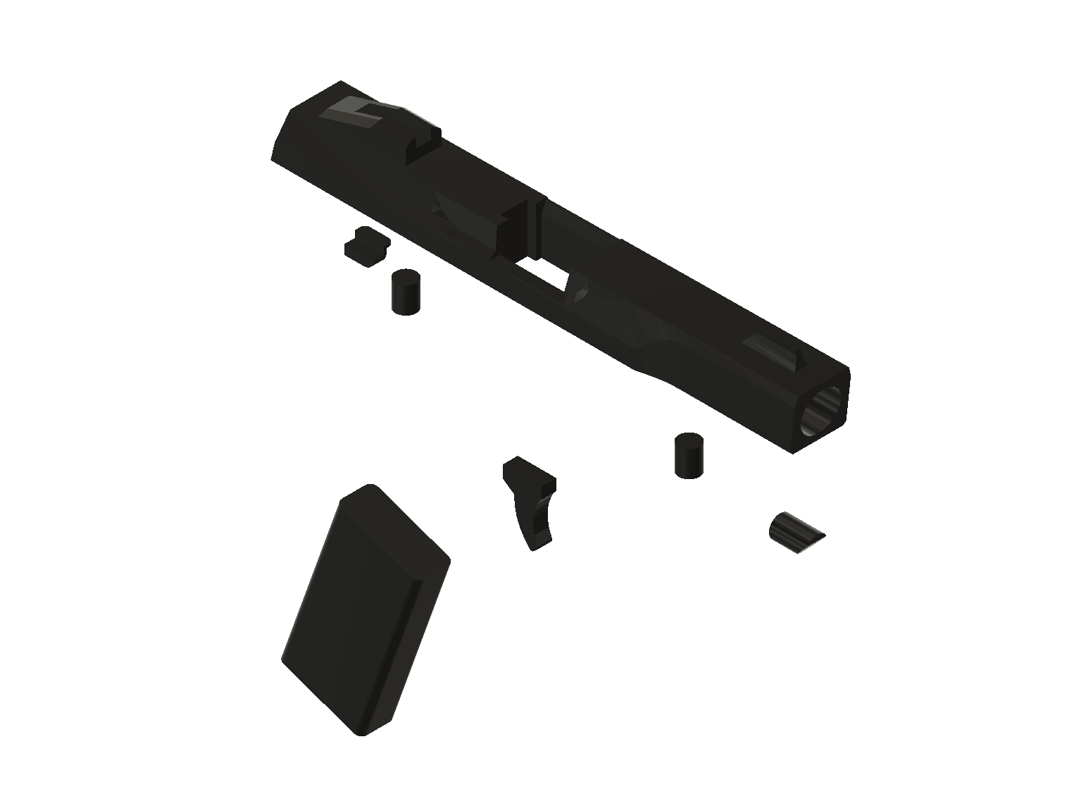 Fortnite Tactical Pistol All Printers Game Model - 1