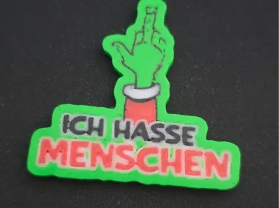 I Hate People Grinch Keychain