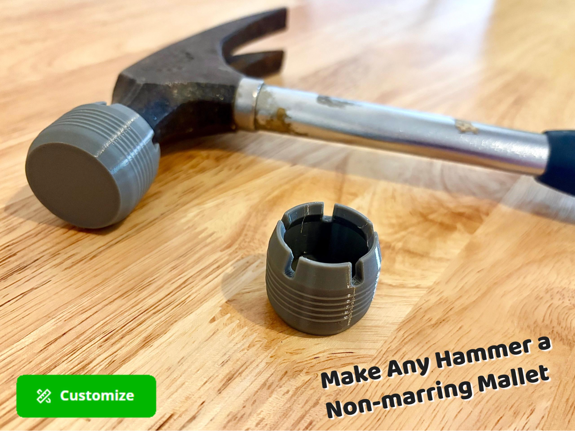 TPU Hammer Mallet Cap Generator