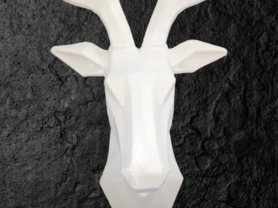 Deer - Stag - Head Sculpture