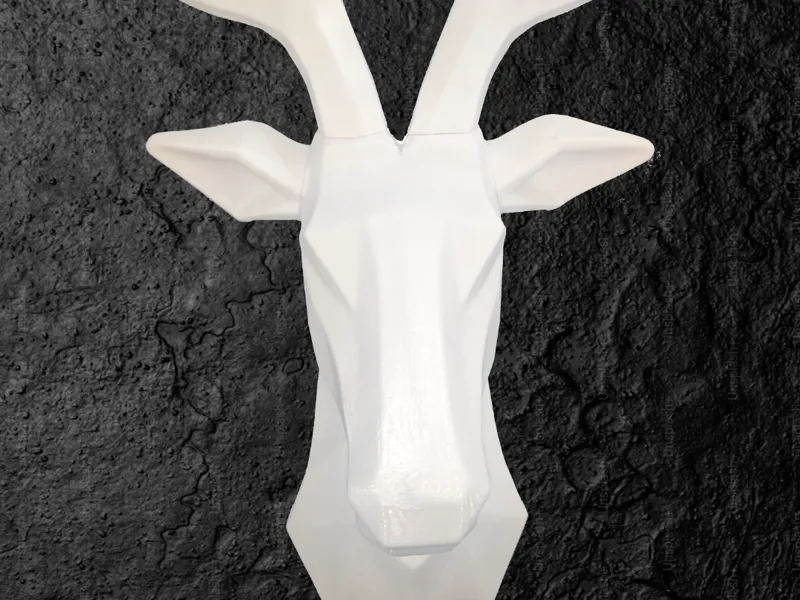 Deer - Stag - Head Sculpture