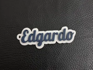 Edgardo name keychain