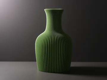 Jarrón decorativo: Creden | Japandi Spiral Ribbed Vase — vista de referencia 5