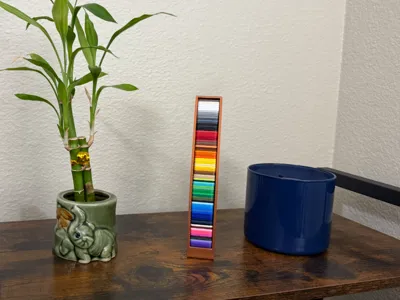 Bambu Filament Swatch Display Tower