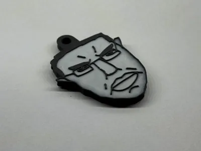 Chud Meme Keychain