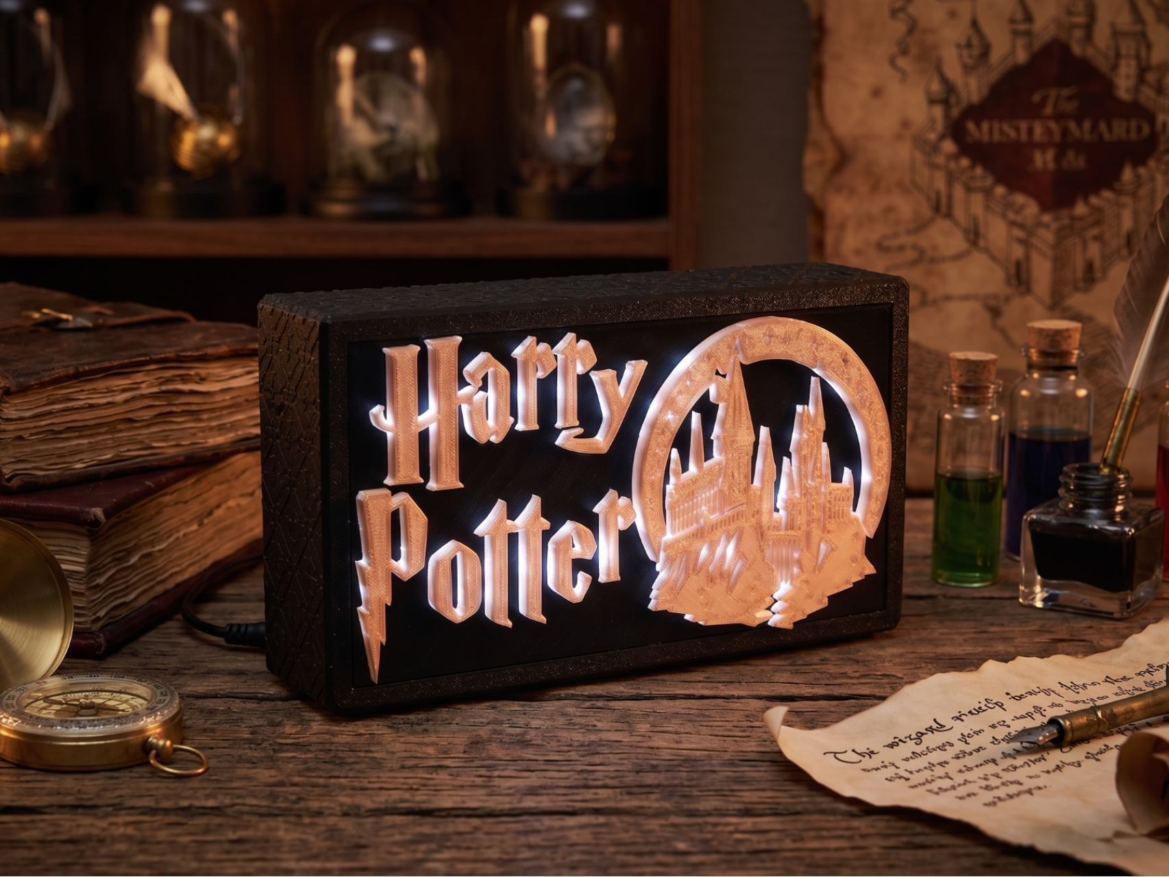 Harry Potter Hogwarts Castle Lightbox