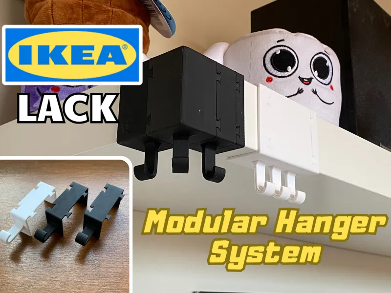 Ikea Lack Shelf Hanger System- Single