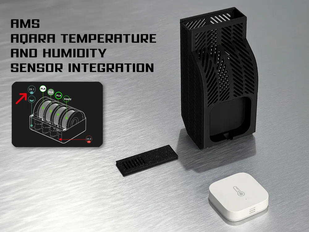 AMS Aqara Temperature and Humidity Integration - Free 3D Print Model ...