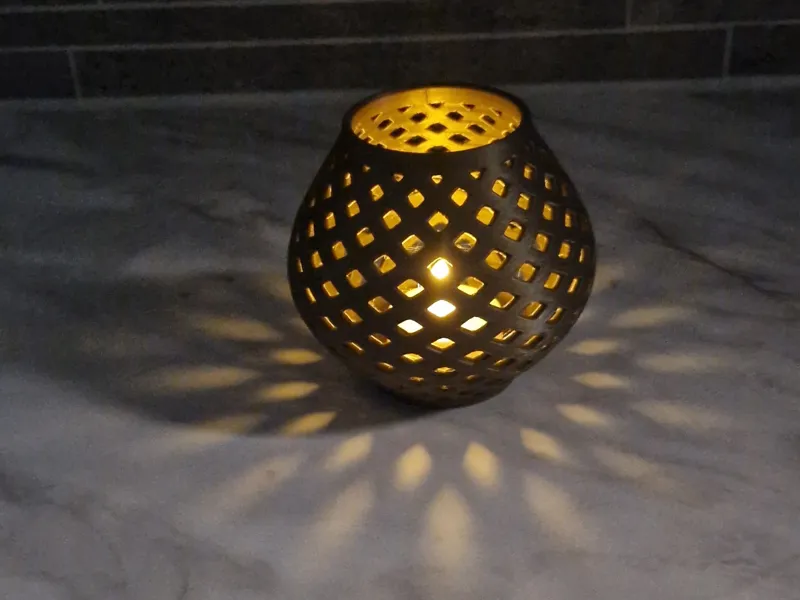 Teelight pattered
