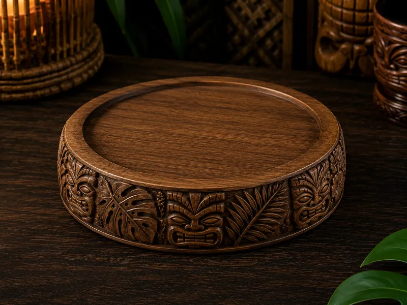 Tiki Coaster