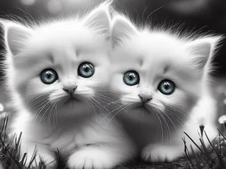 Beautiful group of kittens