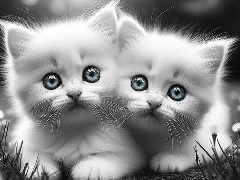 Beautiful group of kittens