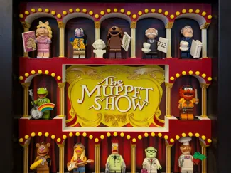 Muppet Brick Minifig Display