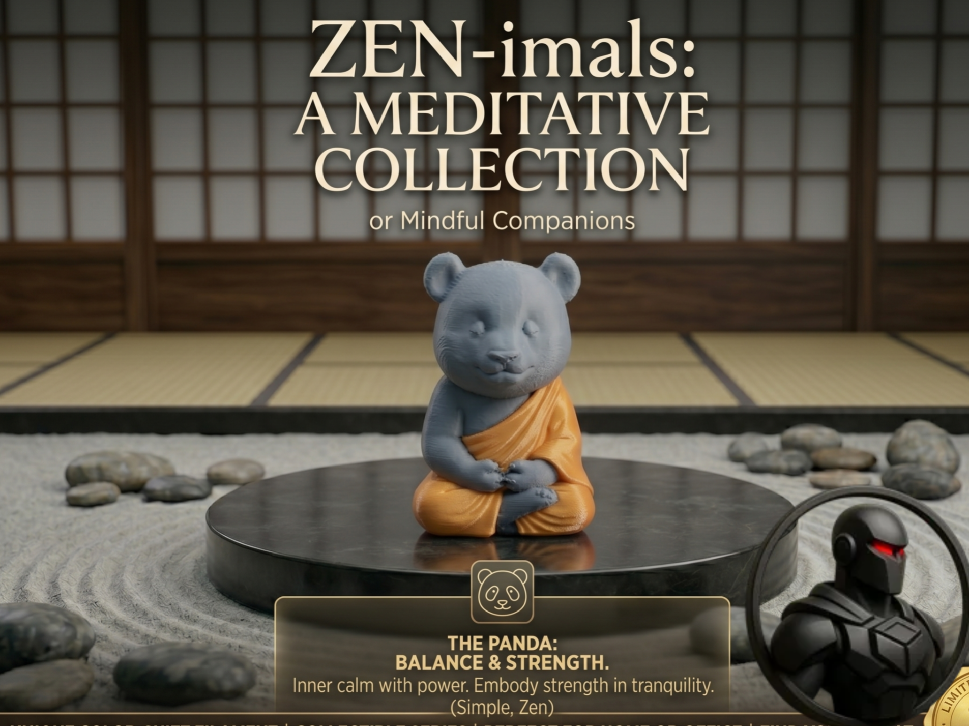 ZEN-Imals, The Panda - Balance & Strenght.