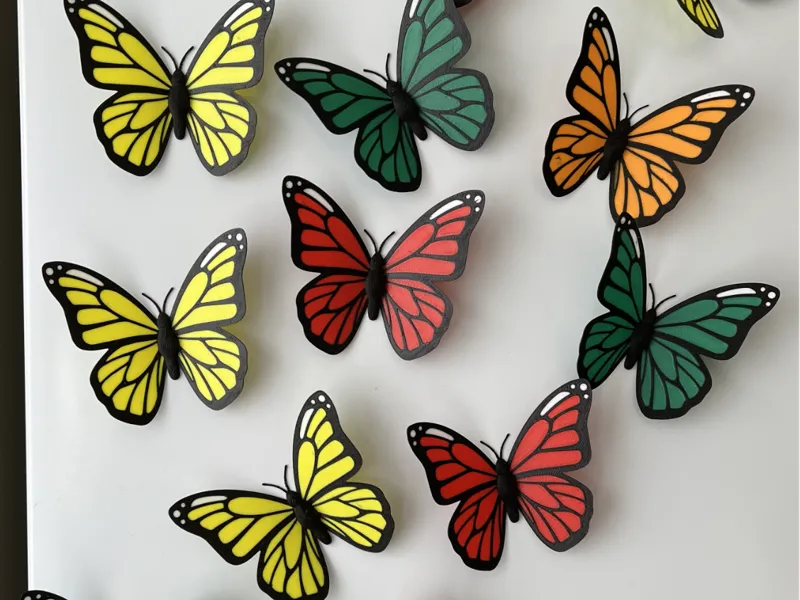 Butterfly Fridge Magnet Version 2