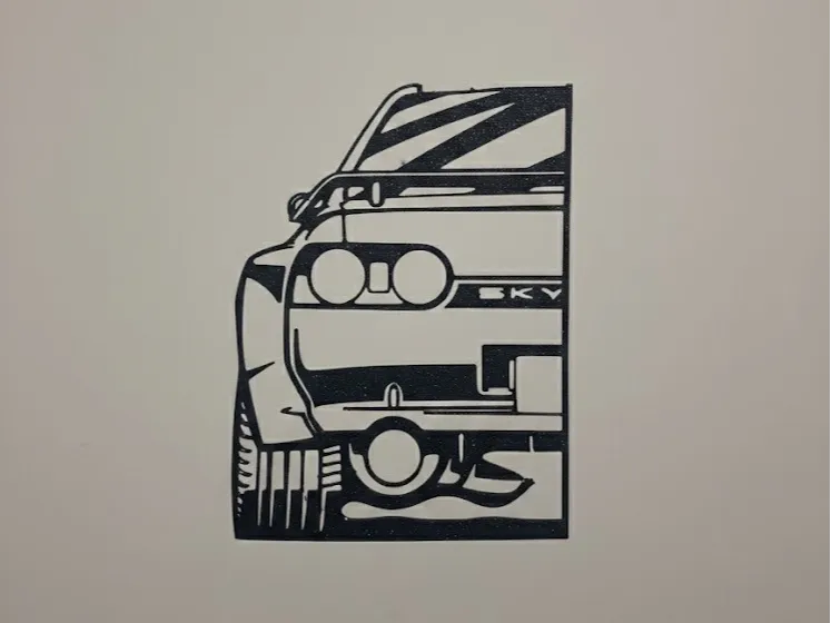 Nissan Skyline GTR r32-godzilla Arte Murale decoro