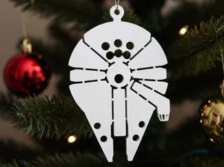 Millennium Falcon pallina di Natale