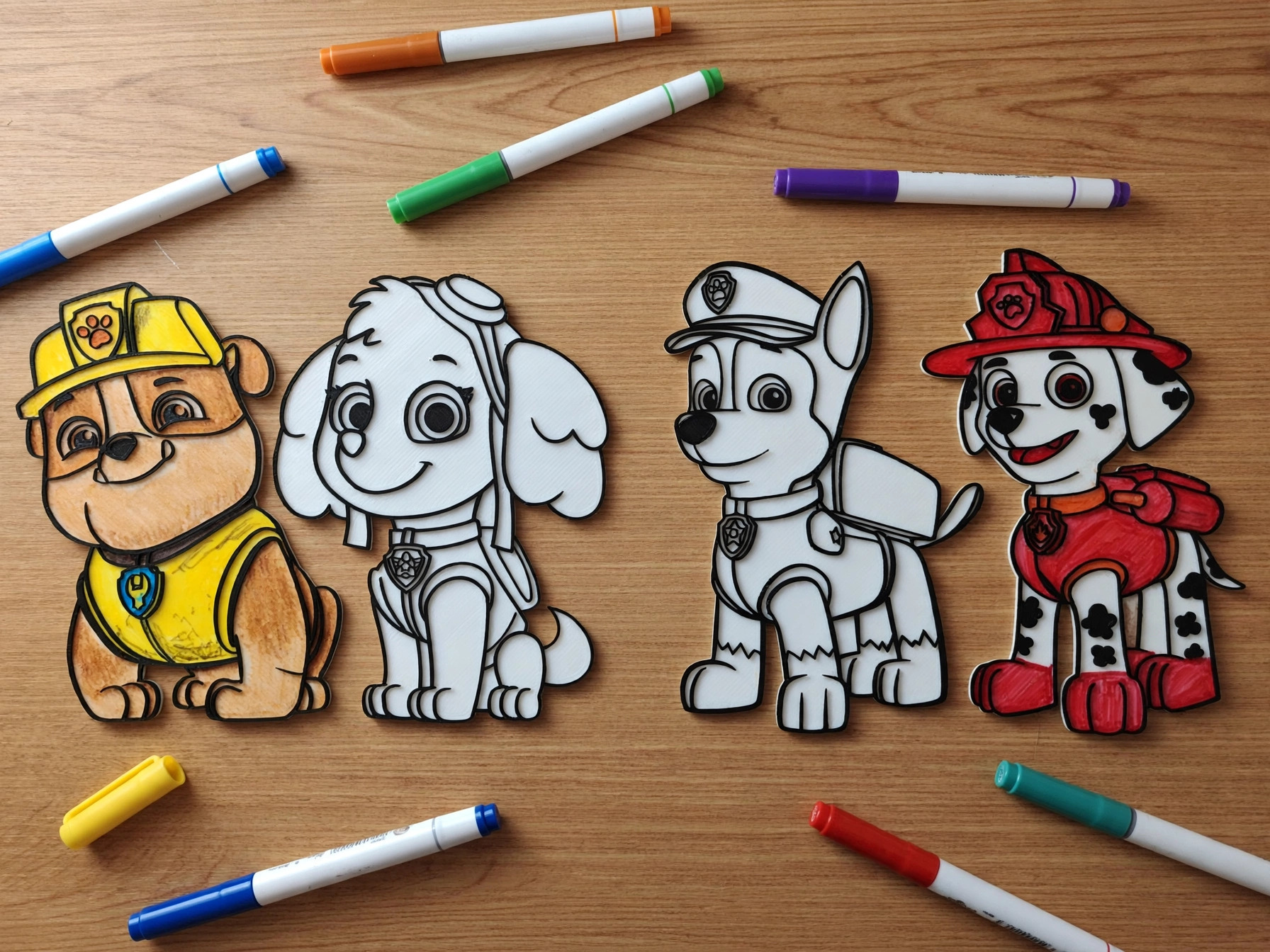 Paw Patrol Paintable Character Set - 1