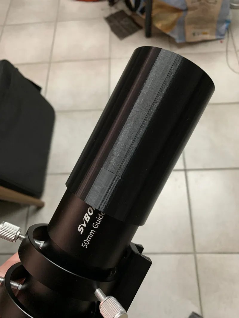 50mm Dewshield / Dewcap for guidescope / fidner