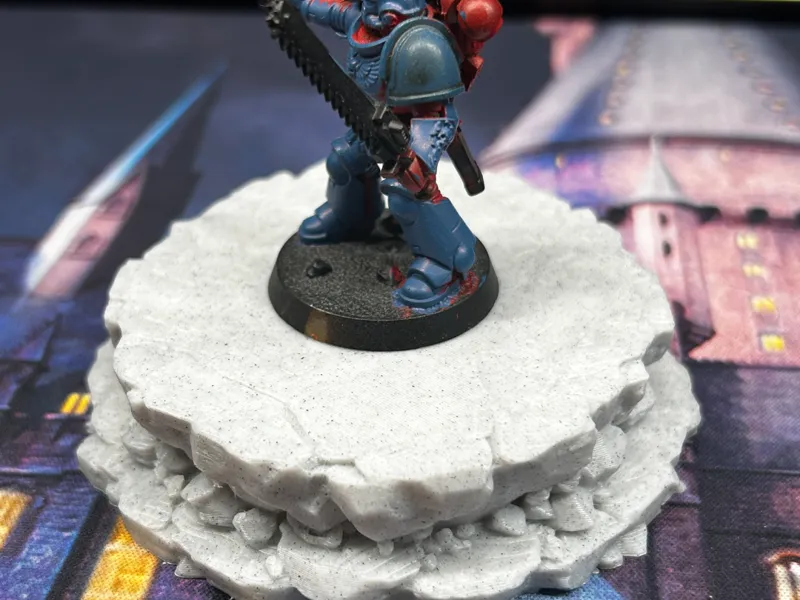 Solid Flat Rock Platform