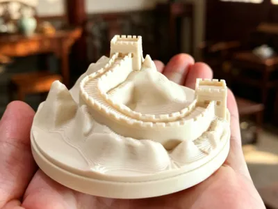 Great Wall of China miniature model
