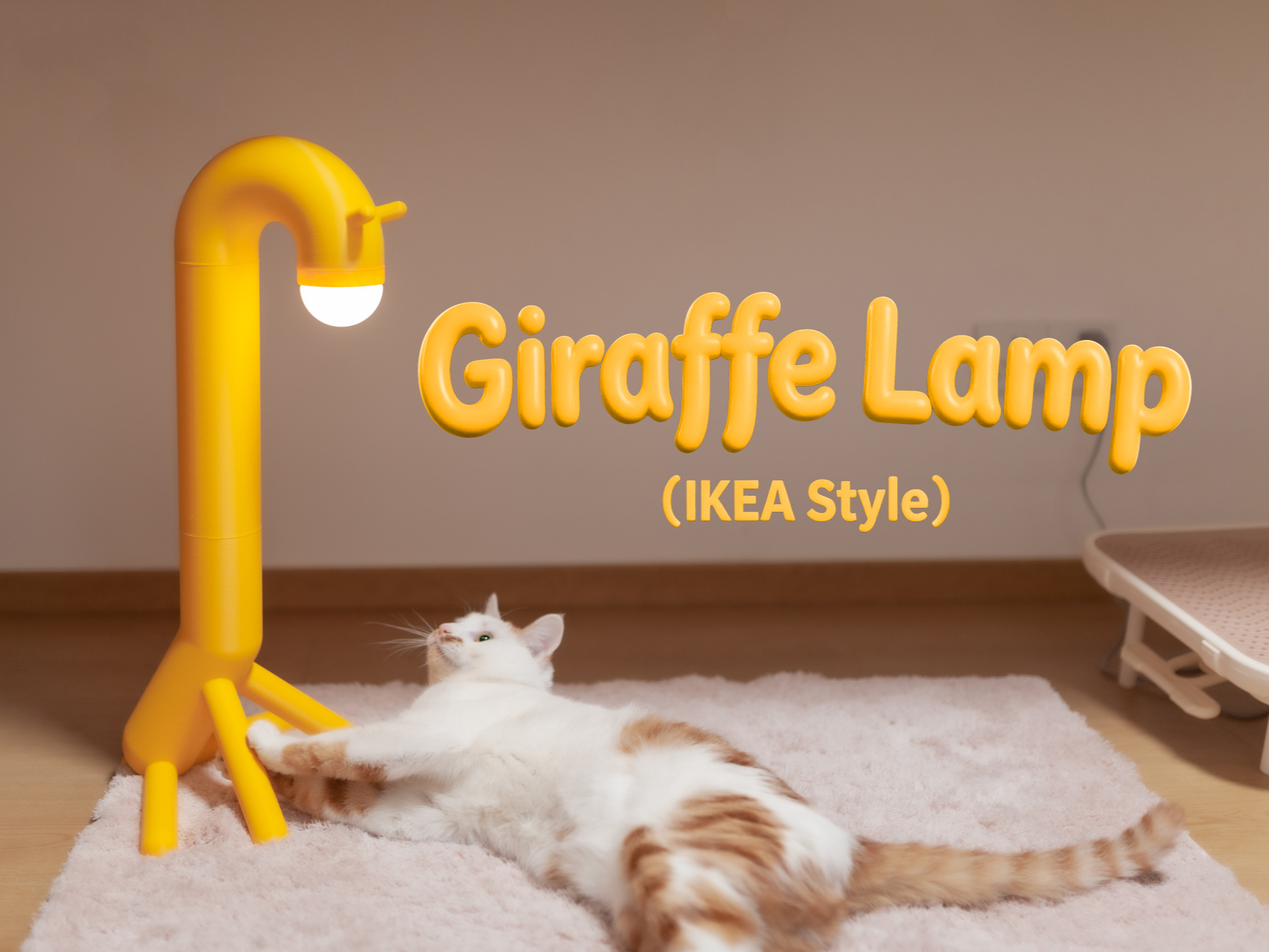 Giraffe Lamp-IKEA Style