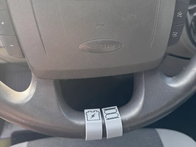 Campervan Steering Wheel Reminder Clip