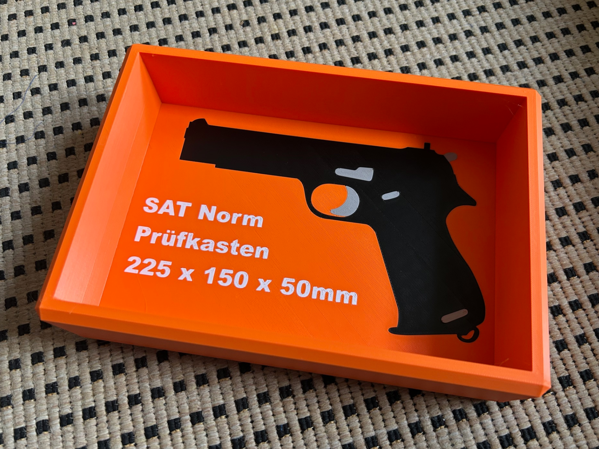 Prüfkasten / Prüfbox 225x150x50 SAT Norm