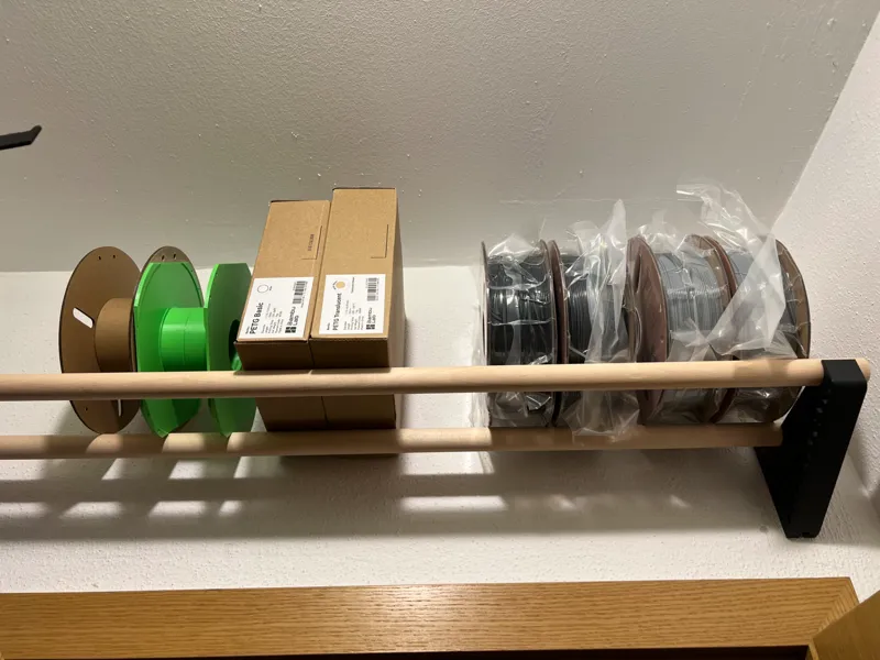 Spool shelf