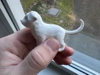 Chien mignon, figurine low poly — photo 1