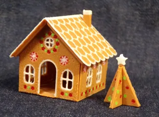 Gingerbread House Kit Card