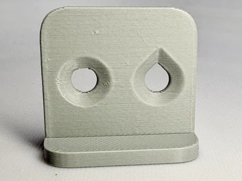 Teardrop Screw Hole - Counter Sunk