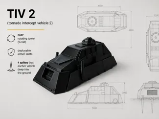 TIV 2 Deployable / Tornado Intercept Vehicle  2