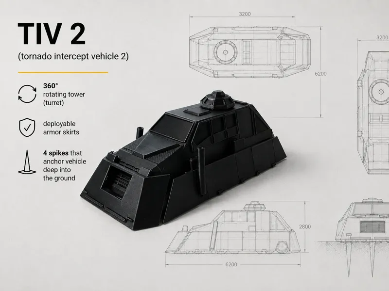 TIV 2 Deployable / Tornado Intercept Vehicle 2