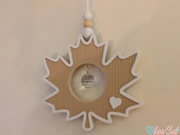 Letrero o emblema decorativo: Boho Maple Leaf Suncatcher — vista de referencia 5