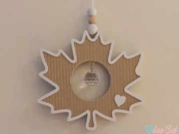 Letrero o emblema decorativo: Boho Maple Leaf Suncatcher — vista de referencia 3