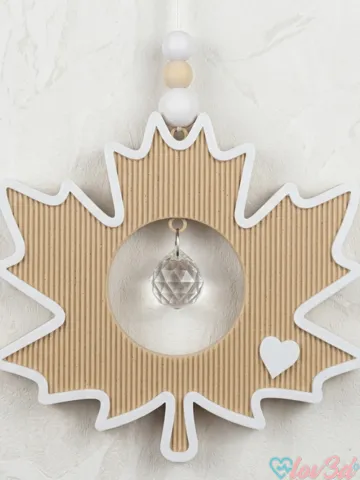 Letrero o emblema decorativo: Boho Maple Leaf Suncatcher — vista de referencia 2