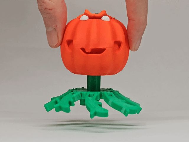 Pumpkin Cat Peekaboo