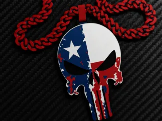 Texas Flag Punisher Chain