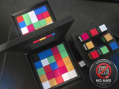 Rubiks Race Game Puzzle Block Slide game colors