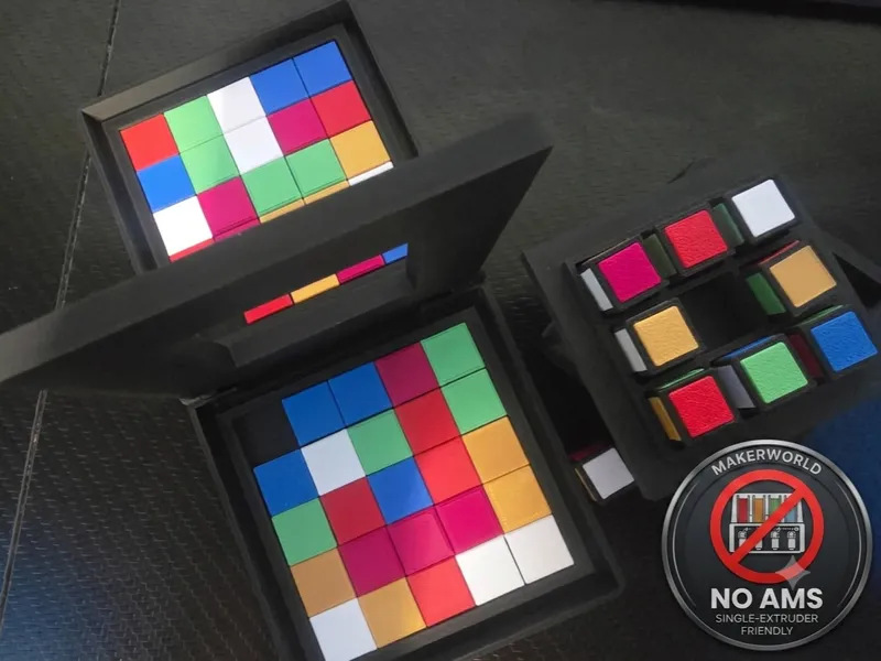 Rubiks Race Game Puzzle Block Slide spiele farben