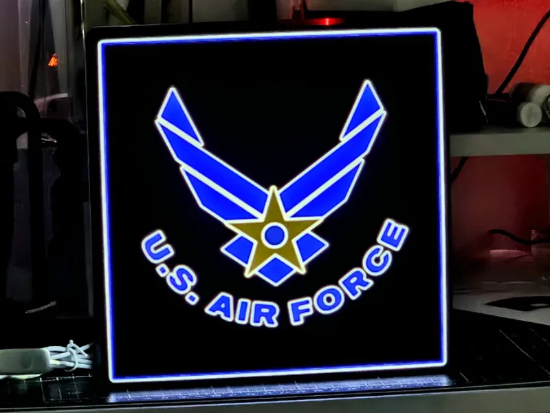 US Air Force Lightbox