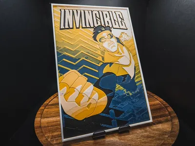 Invincible (Series Poster - HueForge)