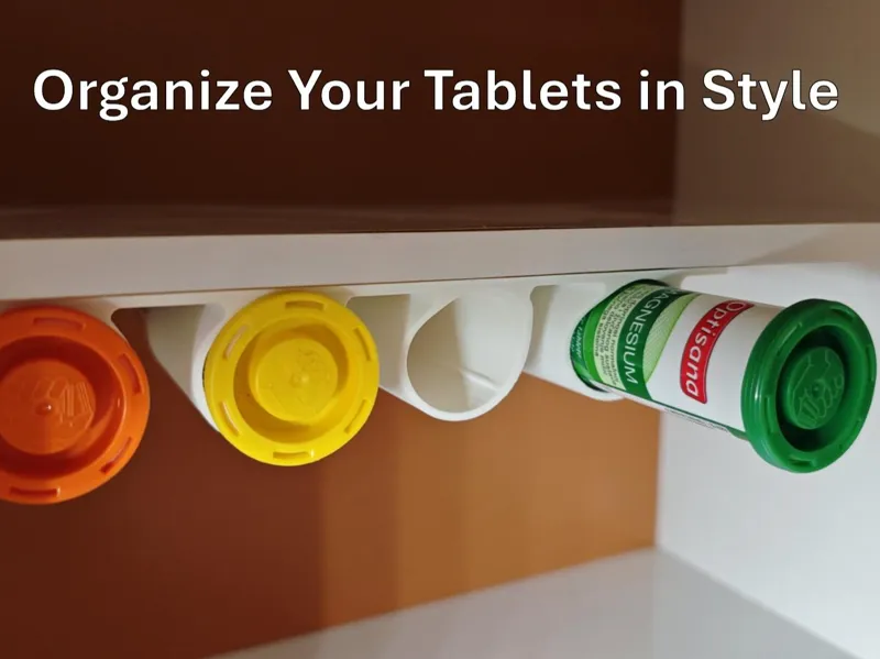 Holder for effervescent tablets (e.g. vitamic C)