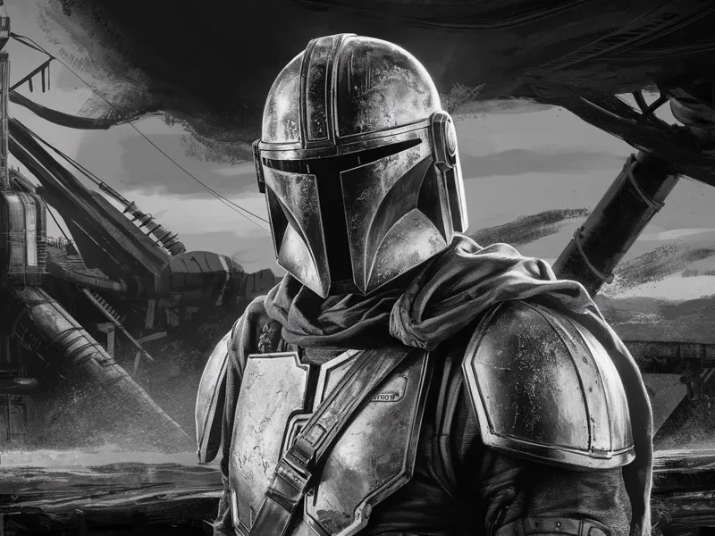 Mandolorian Cinematic Hueforge