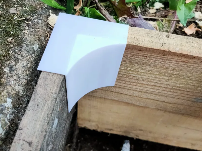 Gabarit angle coffrage béton