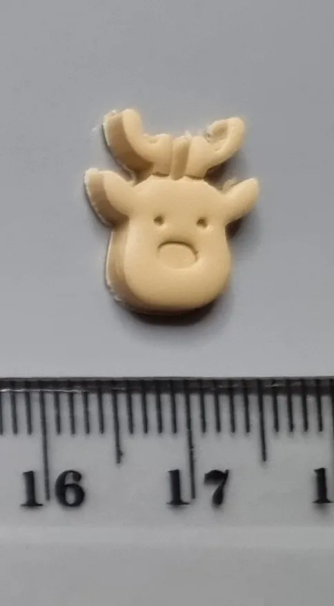 Polymer Clay Earring Cutter – Reindeer view 3