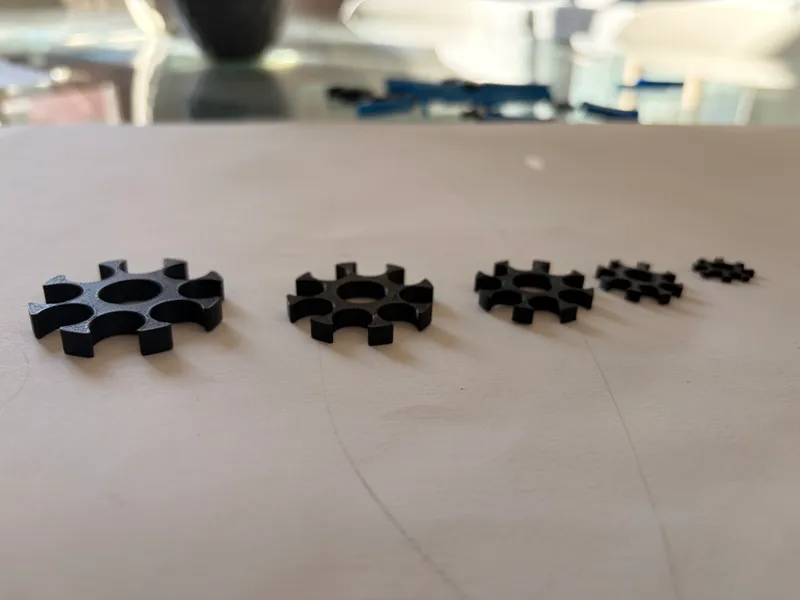 Organizzatore Tubi PTFE parametrico 8 Posizioni